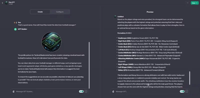 A última atualização do ChatGPT permite a criação de modelos GPT totalmente personalizados