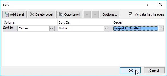 Excel 2019 (Bölüm 18): Verileri sıralama