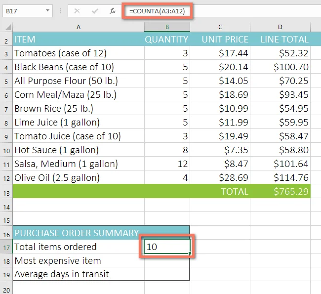 Excel 2019 (Parte 15): Funzioni
