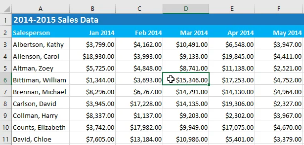 Excel 2019 (Bölüm 17): Satırları/sütunları dondurma ve seçenekleri görüntüleme