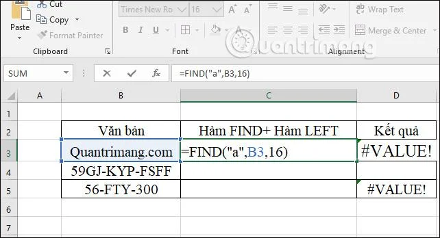 Excel'de BUL işlevi nasıl kullanılır?