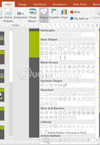 PowerPoint 2016: PowerPoint'teki eylem düğmeleri