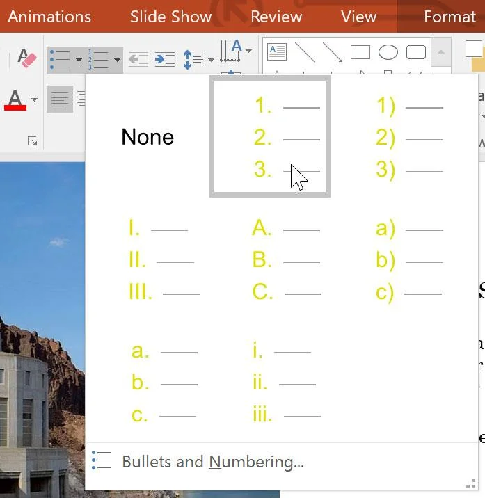 PowerPoint 2019 (Parte 12): Elenco
