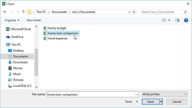 Excel 2016 - Leçon 3&nbsp;: Comment créer de nouvelles feuilles de calcul et ouvrir des feuilles de calcul existantes