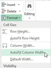 Excel 2016 - Ders 6: Excel'deki sütunların, satırların ve hücrelerin boyutunu değiştirme