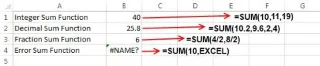 ฟังก์ชัน SUM ใน Excel: ใช้ SUM เพื่อคำนวณผลรวมใน Excel