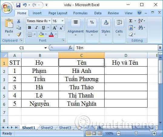 Excel'de BİRLEŞTİR işlevi nasıl kullanılır?
