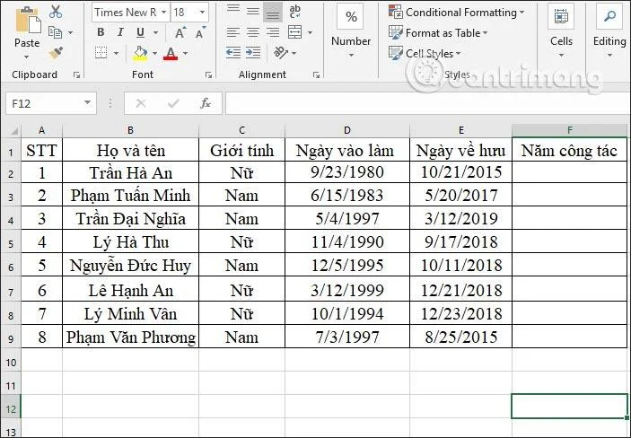 Excel'de GÜN işlevi: Excel'de tarih mesafesi nasıl hesaplanır