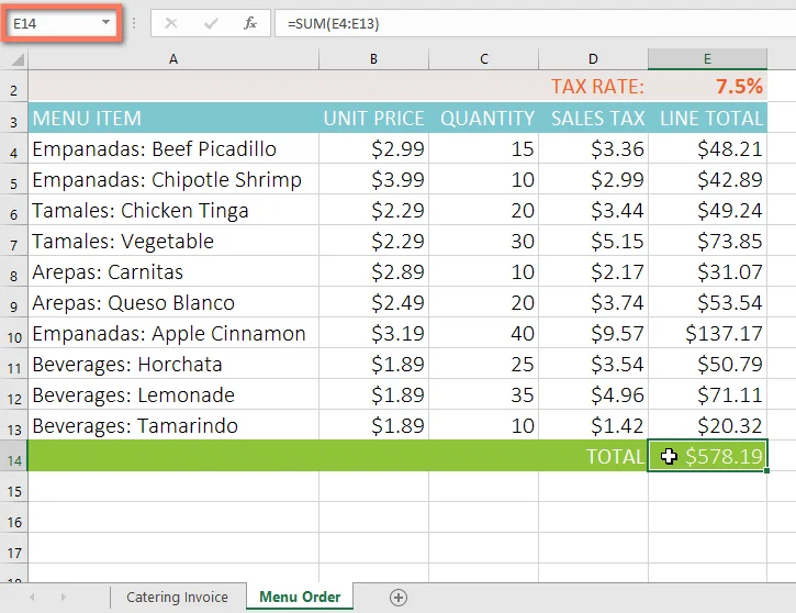 Excel 2019 (ตอนที่ 14): การอ้างอิงเซลล์แบบสัมพัทธ์และแบบสัมบูรณ์