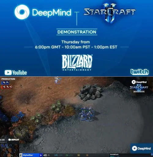 AlphaStar, a inteligência artificial do Google DeepMind, superou os especialistas em StarCraft II com uma pontuação de 10-1