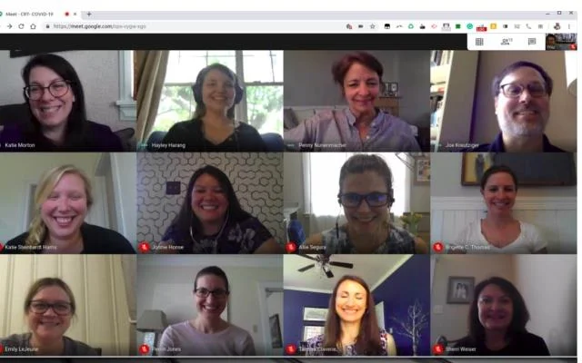Paparan Grid Google Meet