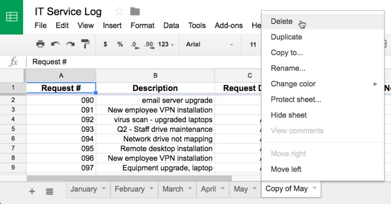 Google Sheets (Teil 4): Arbeiten Sie mit mehreren Blättern