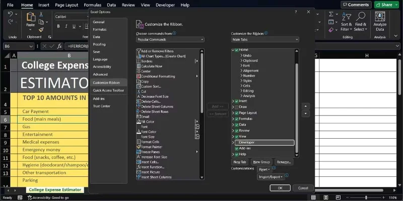 Excel'de radyo düğmeleri nasıl eklenir ve özelleştirilir