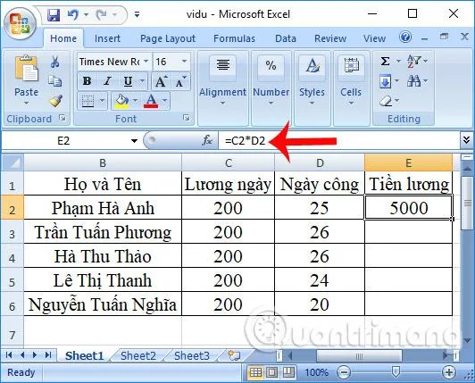 Excel'de çarpma işlevi (ÇARPIM işlevi) nasıl kullanılır?