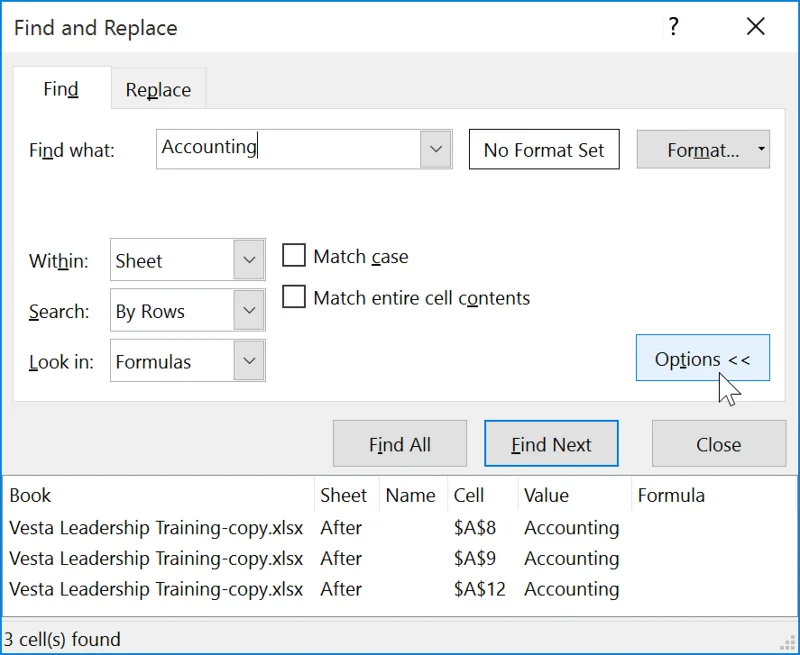 Excel 2019 (Bölüm 9): Bul ve Değiştir özelliği