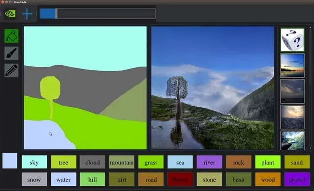 Admire o novo aplicativo de IA da Nvidia: transforme rabiscos no estilo MS Paint em "obras-primas" artísticas
