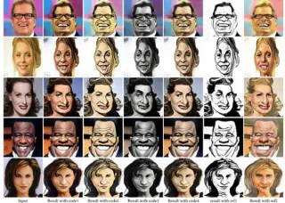Al desenha caricaturas de fotografias extremas