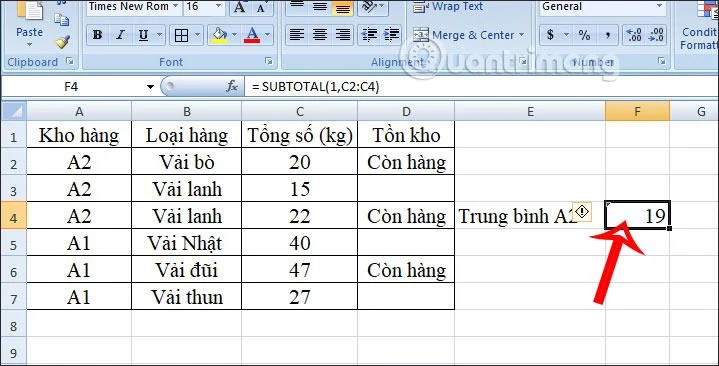 ALTTOPLAM işlevi: Formül ve Excel'de ALTTOPLAM işlevinin nasıl kullanılacağı