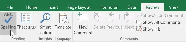 Excel 2016 - Ders 11: Excel elektronik tablolarında yazımı denetleme