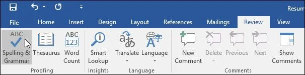 Vollständiger Leitfaden zu Word 2016 (Teil 23): So überprüfen Sie Rechtschreibung und Grammatik