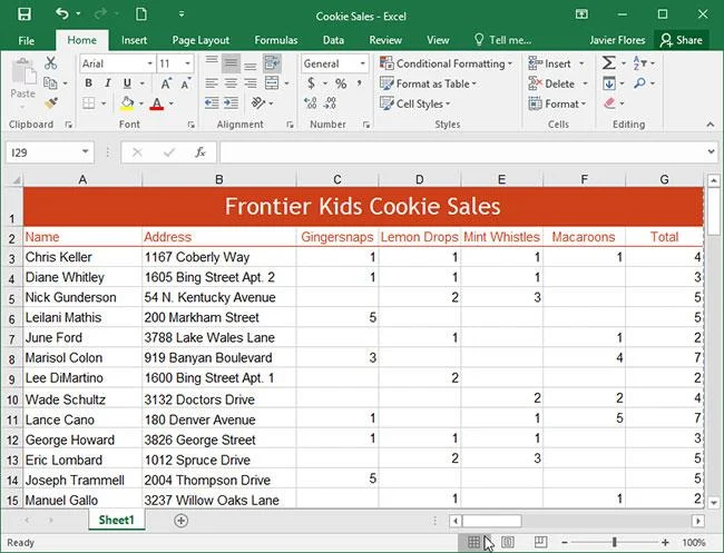 Excel 2019 (Partie 1)&nbsp;: Familiarisez-vous avec Excel