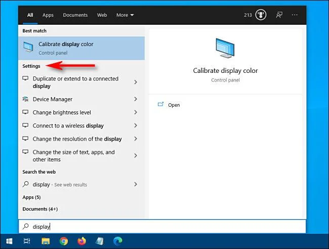 Windows 10'da belirli sistem ayarları hızlı bir şekilde nasıl bulunur?