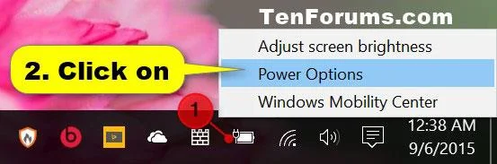 Comment choisir le plan d'alimentation dans Windows 10