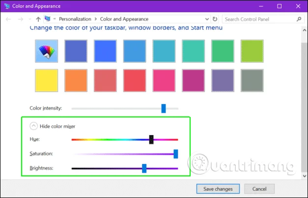 Bagaimana untuk menambah warna pada Windows 10