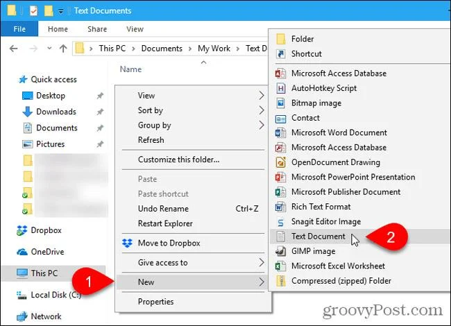 Cara cepat membuat fail teks kosong baharu pada Windows, Mac dan Linux