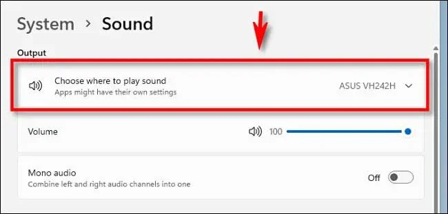 Windows 11 görev çubuğunda ses çıkış cihazı nasıl değiştirilir