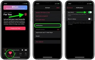 Cara mendayakan/melumpuhkan pemberitahuan untuk keluaran Apple Music baharu dalam iOS