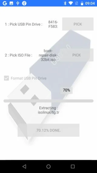 Bir Android cihazı kullanarak bilgisayarınızı geri yükleme talimatları