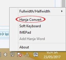 Switch to Korean Typing Mode