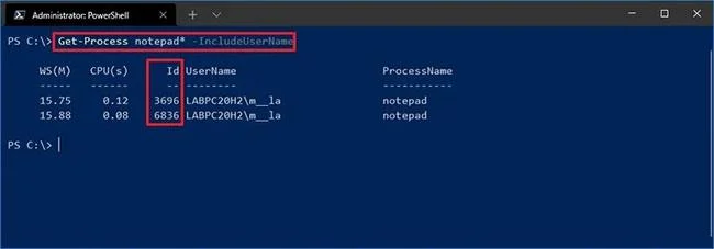Bagaimana untuk mencari ID Proses aplikasi pada Windows 10