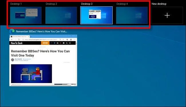 Windows 10'da pencereler başka bir sanal masaüstüne nasıl taşınır