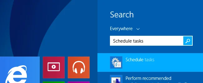 Bagaimana untuk menjadualkan imbasan automatik untuk Windows Defender pada Windows 8