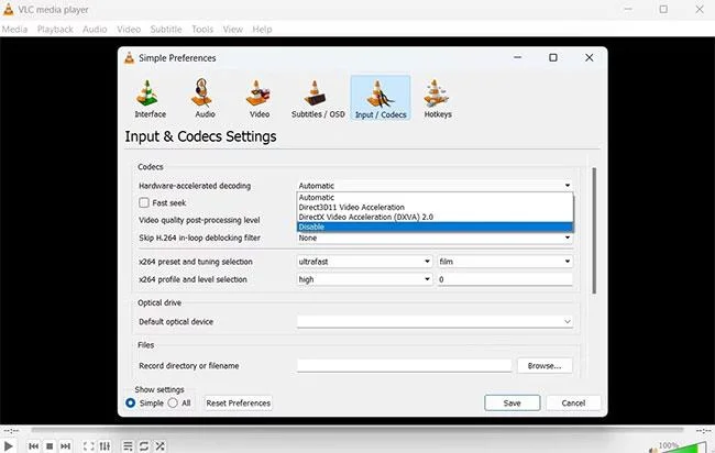 Windows 11'de video oynatmayan VLC Media Player hatası nasıl düzeltilir