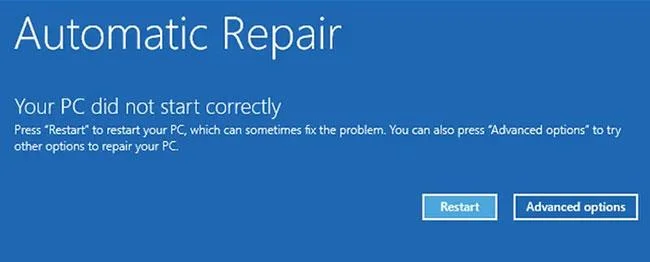 8 manieren om de fout “Uw pc is niet correct gestart” op te lossen 8 manieren om de fout “Uw pc is niet correct gestart” op te lossen