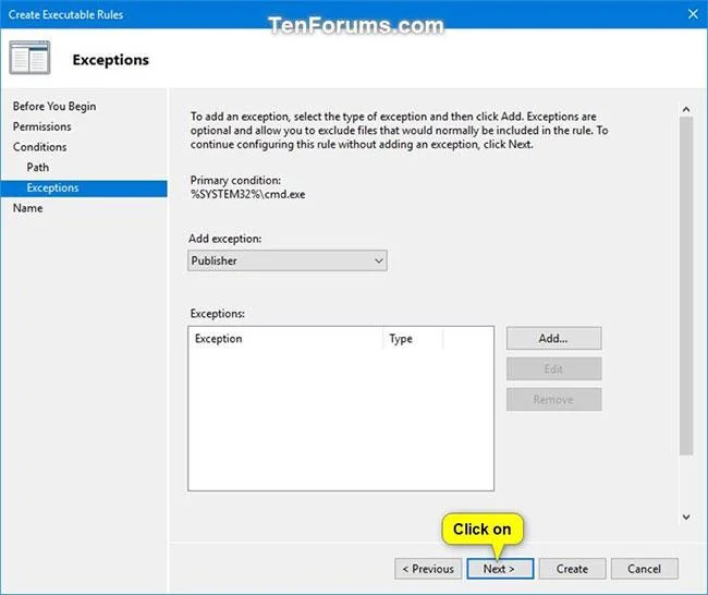 Yürütülebilir dosyaların Windows 10'da çalışmasına izin vermek veya engellemek için AppLocker nasıl kullanılır?