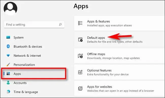 Instructies voor het instellen van de standaardapplicatie om bestanden te openen op Windows 11