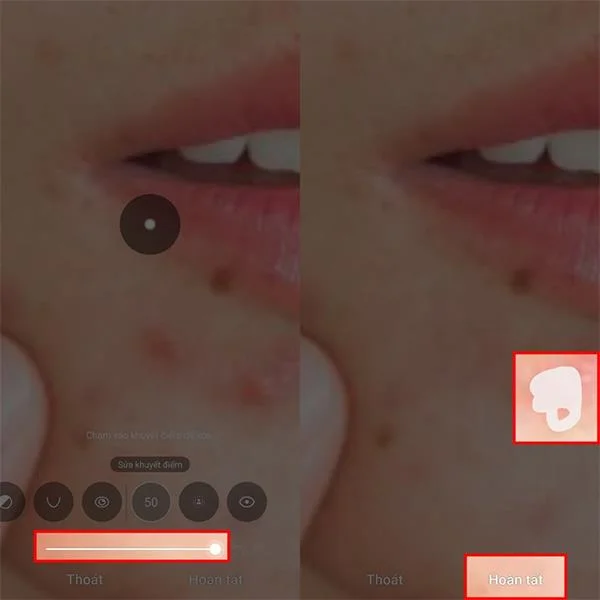 Bagaimana untuk menyembunyikan kecacatan dalam foto pada telefon Samsung