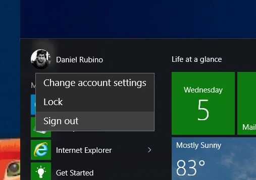 Windows 10 でダーク モードをオンにする
