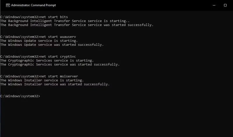 Hoe u de SoftwareDistribution- en Catroot2-mappen op een Windows 11-pc opnieuw instelt