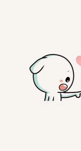Kertas dinding pasangan yang sangat comel untuk telefon