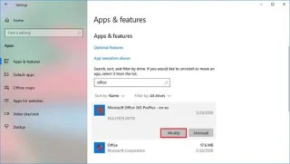 Fout 30088-26 oplossen bij het updaten van Office op Windows 10