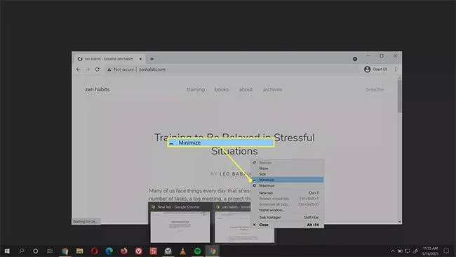 Windows 10'da ekran nasıl küçültülür