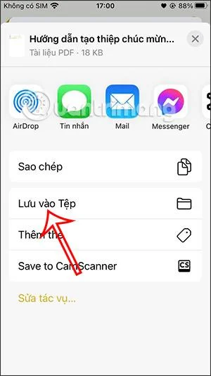 Bagaimana untuk menukar nota kepada PDF pada iPhone