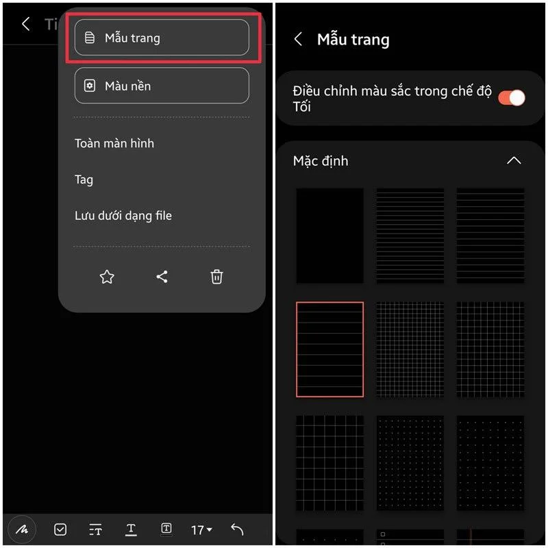 Cómo cambiar la interfaz de notas en teléfonos Samsung