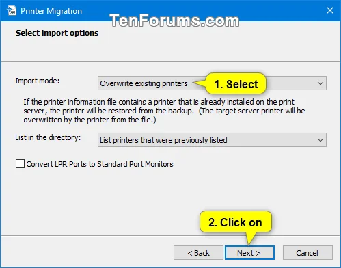 Windows'ta yazıcılar nasıl yedeklenir ve geri yüklenir