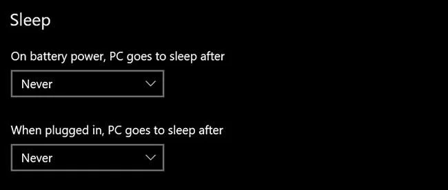 Windows 10'da Uyku modu ayarları nasıl özelleştirilir
